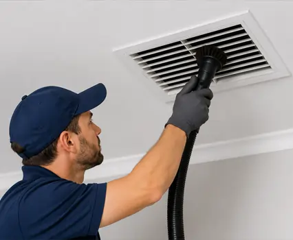 Professional air vent cleaning service