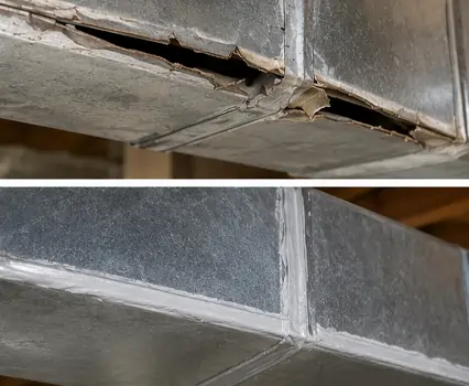 Professional duct sealing and repair service