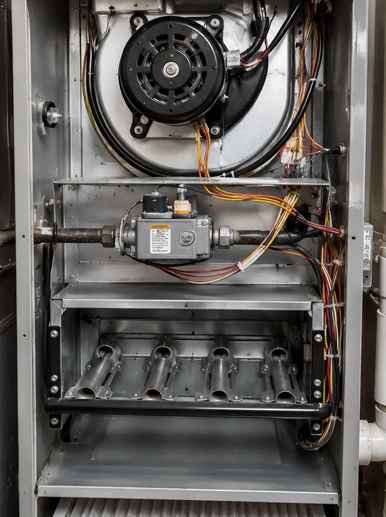Clean air duct after cleaning